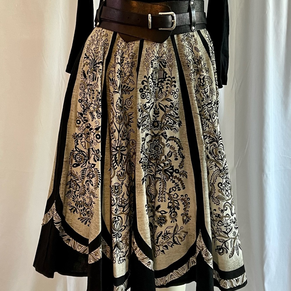 Vintage Spanish Dancing Skirt - magical festival, boho or dancing.